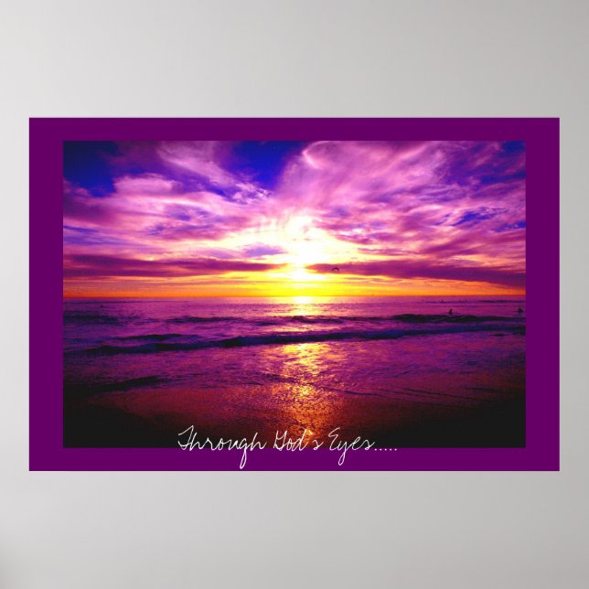 Genom Guds Ögon Poster (Framsidan)
