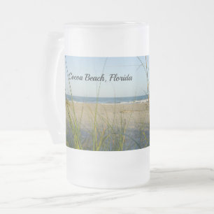 Genom havets havre Frosted Glass Beer Mugg