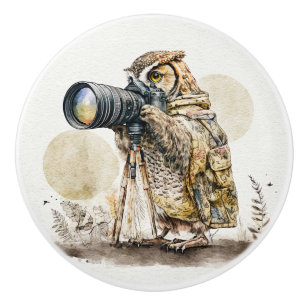 Genom keramikknoppen av glas knopp