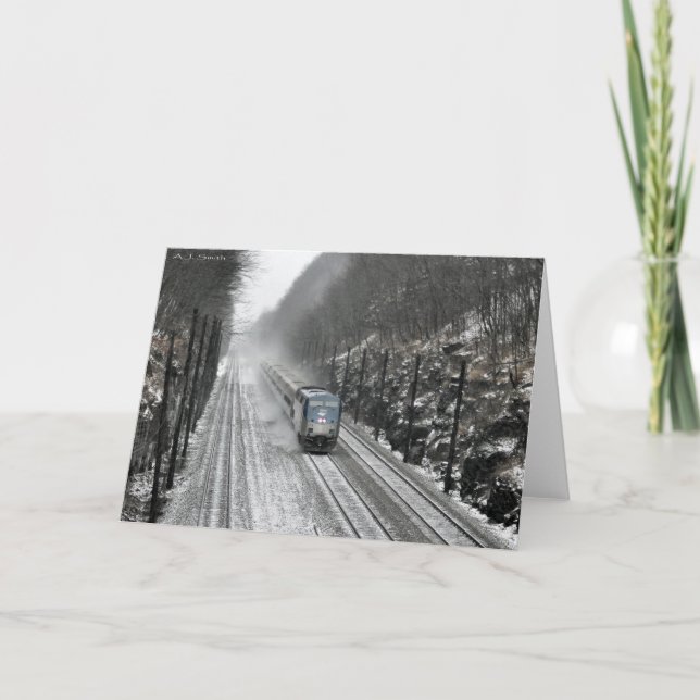 Genom klippgränsen helgkort (Framsida)