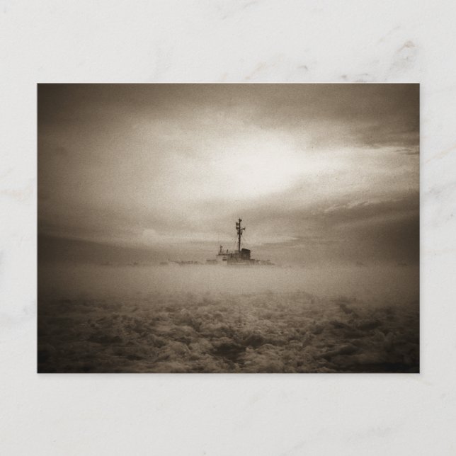 Genom misterna, genom isen vykort (Framsida)