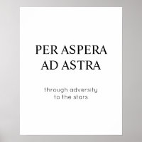 Genom motgång till latinska stjärnor Poster