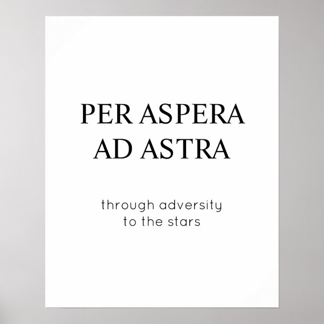 Genom motgång till latinska stjärnor Poster (Framsidan)