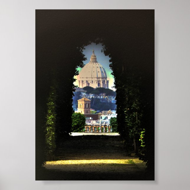 Genom nyckel hål poster (Framsidan)