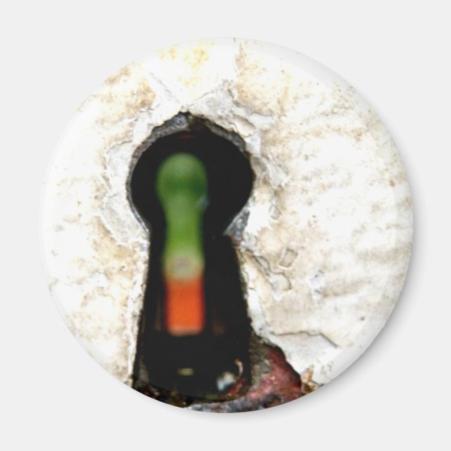 genom nyckelhålet magnet (Framsidan)