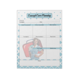Genom sjuksköterskeutbildning_ Koncept Vårdplaneri Anteckningsblock