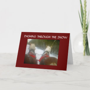 GENOM SNÖ DENNA CHRISTMAS HELGDAG CA HELGKORT