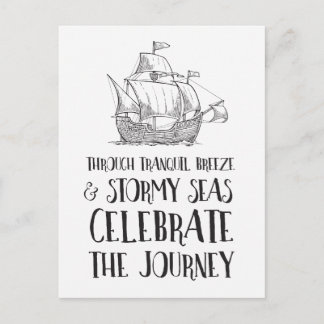Genom Stormy Seas Celebrate Life's Journey Vykort