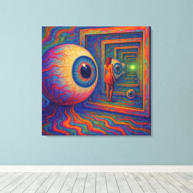 "Genom synens prism" Canvastryck (Insitu (trägolv))