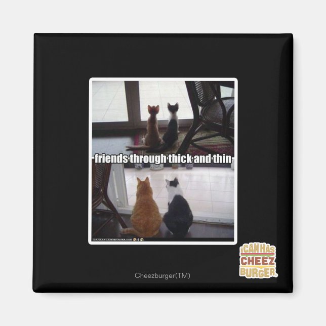 Genom tjockt och tunt magnet (Framsidan)