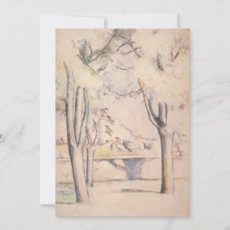 Genom träd av Paul Cezanne, Vintage Art
