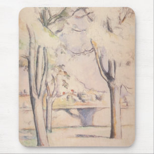 Genom träd av Paul Cezanne, Vintage Art Musmatta