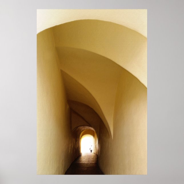genom tunneln poster (Framsidan)