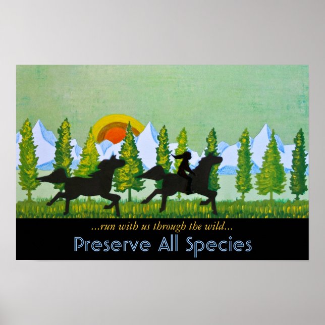 Genom Vild II Poster (Framsidan)