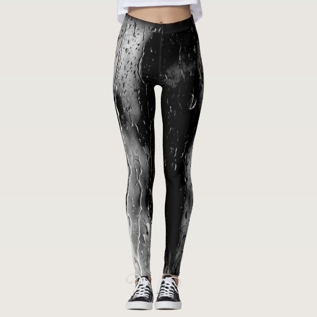 "Genomblöt våt" Yogadamasker (den begränsada Leggings (Framsida)