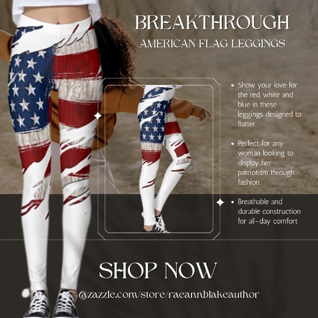 Genombrott Amerikanska Flaggan Leggings (Skapare uppladdad)