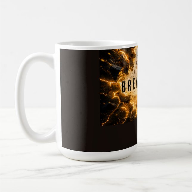 Genombrott Kaffemugg (Vänster)