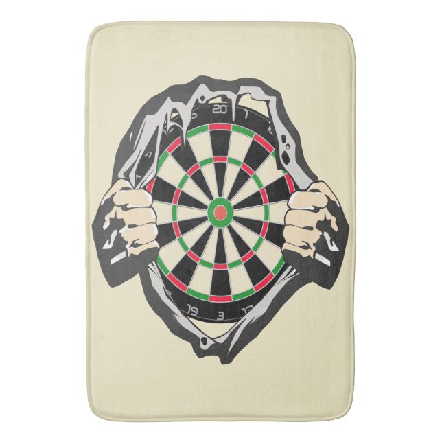 Genombrott till Bullseye - Ultimate Dartboard Badrumsmatta (Framsidan (Vertikal))