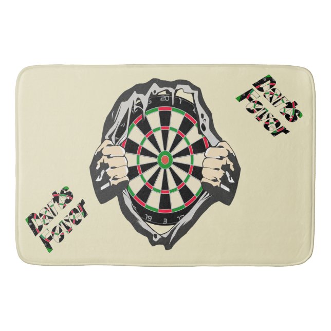 Genombrott till Bullseye - Ultimate Dartboard Badrumsmatta (Framsidan)