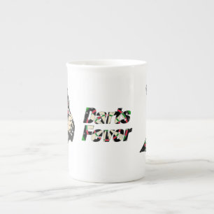 Genombrott till Bullseye - Ultimate Dartboard Benporslin Mugg
