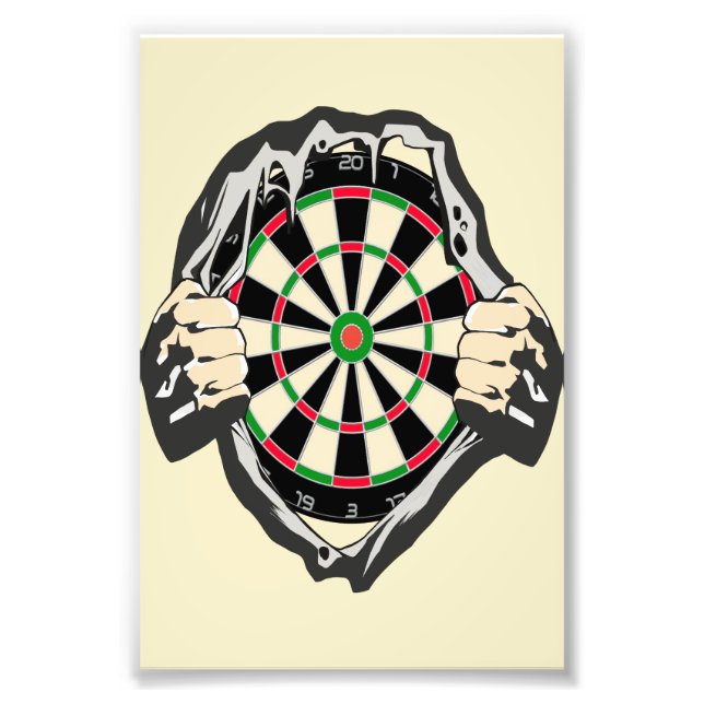Genombrott till Bullseye - Ultimate Dartboard Fototryck (Framsidan)