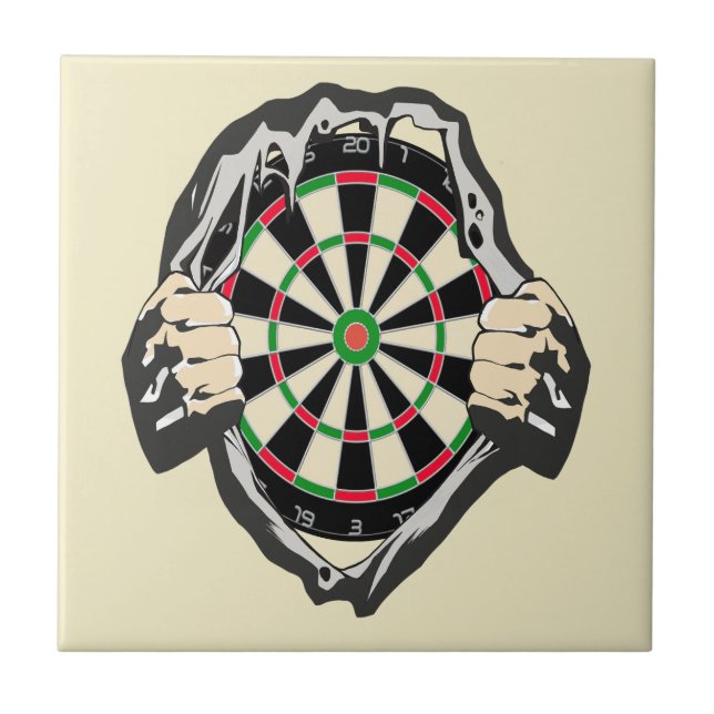 Genombrott till Bullseye - Ultimate Dartboard Kakelplatta (Framsidan)