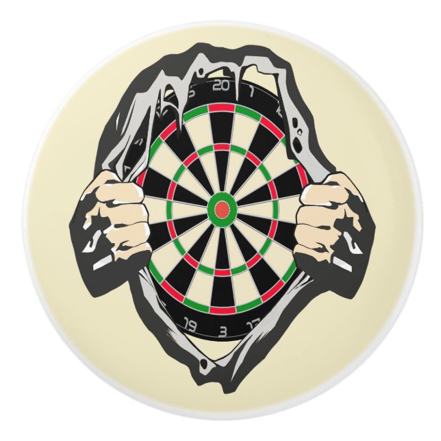 Genombrott till Bullseye - Ultimate Dartboard Knopp (Framsidan)