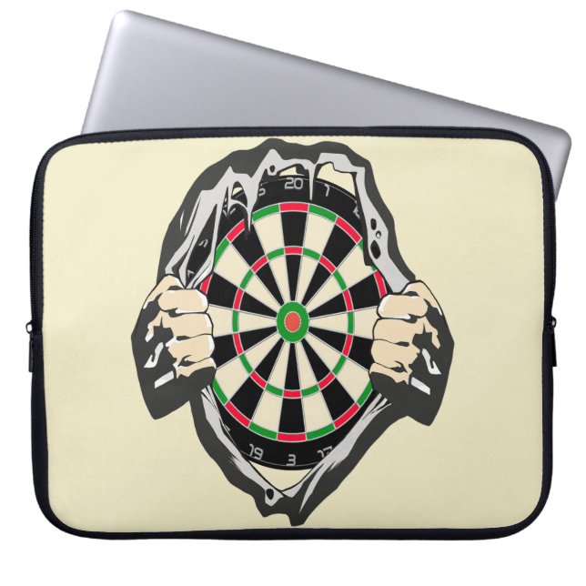 Genombrott till Bullseye - Ultimate Dartboard Laptop Fodral (Framsidan)