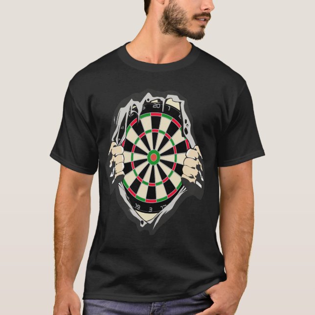 Genombrott till Bullseye - Ultimate Dartboard T Shirt (Framsida)