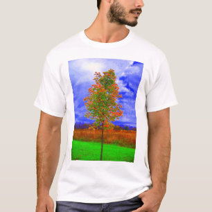 genomdränkt trädskjorta t shirt