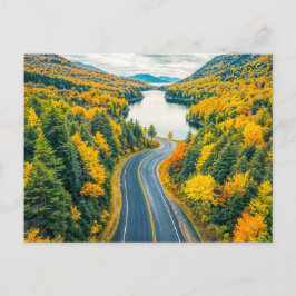 Genomfart genom indisk sommarlandskap med Sjö Helg Vykort