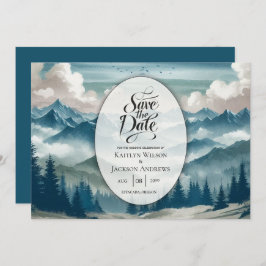 Genomför Misty Gräs Bröllop Spara Datumet