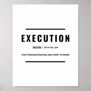 Genomförande Motiveringsoffert Poster