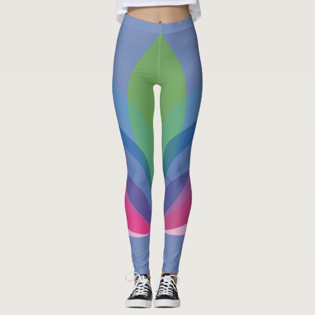 Genomköraredamasker som är designad vid Inspire Leggings (Framsida)