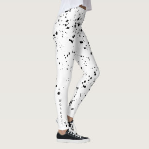 Genomköraren målar splatteren leggings