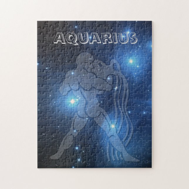 Genomskinlig Aquarius Pussel (Vertikal)