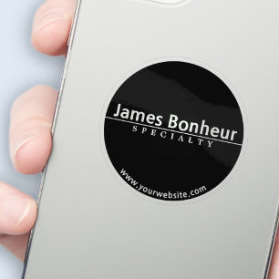 Genomskinlig eller ogenomskinlig, modern text på s klistermärken