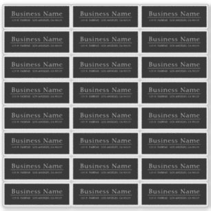 Genomskinlig eller ogenomskinlig vattentät Returad Klistermärken