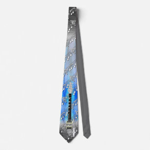 Genomskinlig gitarr slips