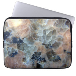 Genomskinlig granitlaptop sleeve