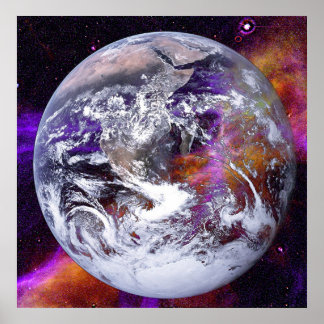 Genomskinlig jord i Nebula Poster