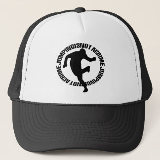 [Genomskinlig] Jumpstyle svart, Truckerkeps