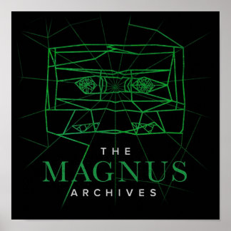 Genomskinlig Magnus Archives Logotyp Season 5 Poster