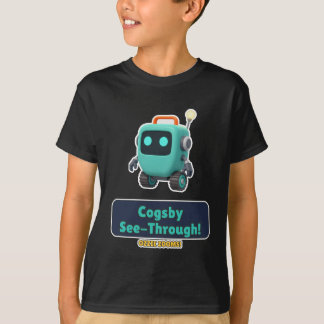 Genomskinlig Robot Barn T-Shirt - Cogsby Digger Ro