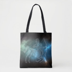 Genomskinlig Sagittarius Tygkasse