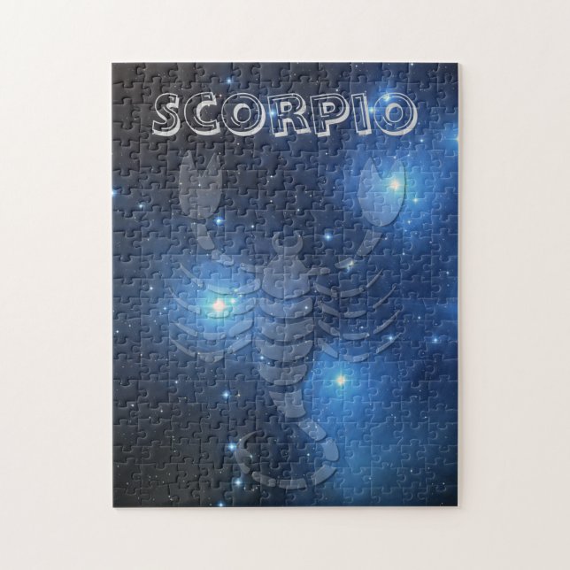 Genomskinlig Scorpio Pussel (Vertikal)