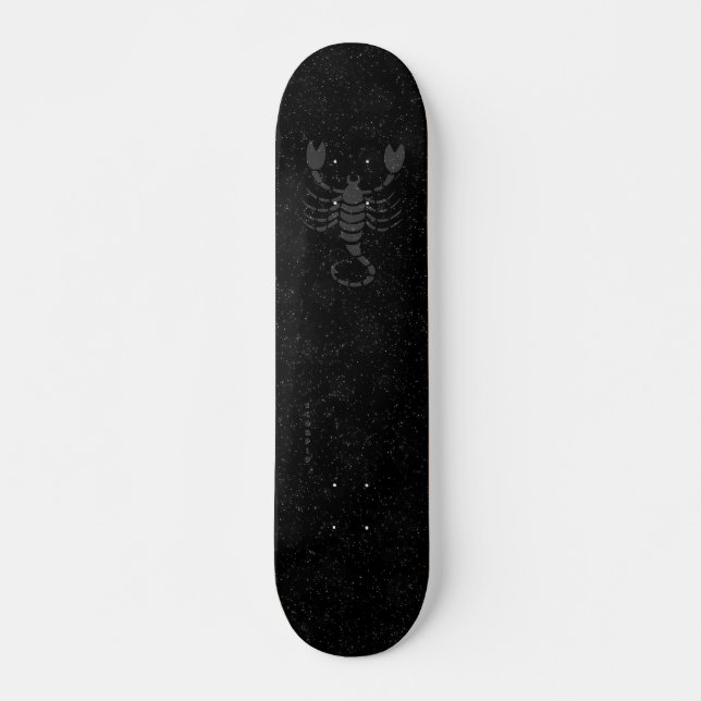 Genomskinlig Scorpio Skateboard Bräda 20 Cm (Framsida)