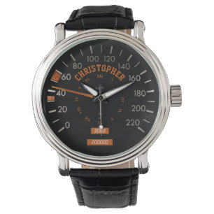 Genomskinlig Speedometer på Armbandsur