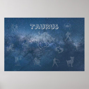 Genomskinlig Taurus Poster
