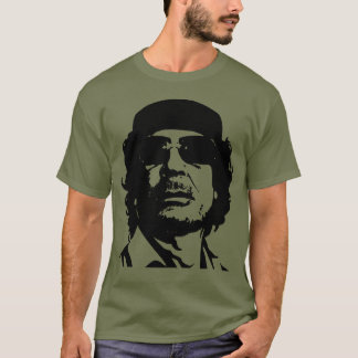 Genomskinliga Gaddafi T Shirt